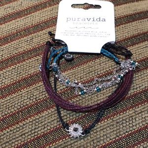 Pura Vida bracelets. Set of 3.